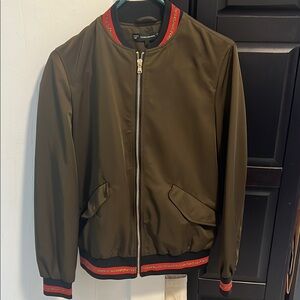 Zara Olive Bomber Jacket